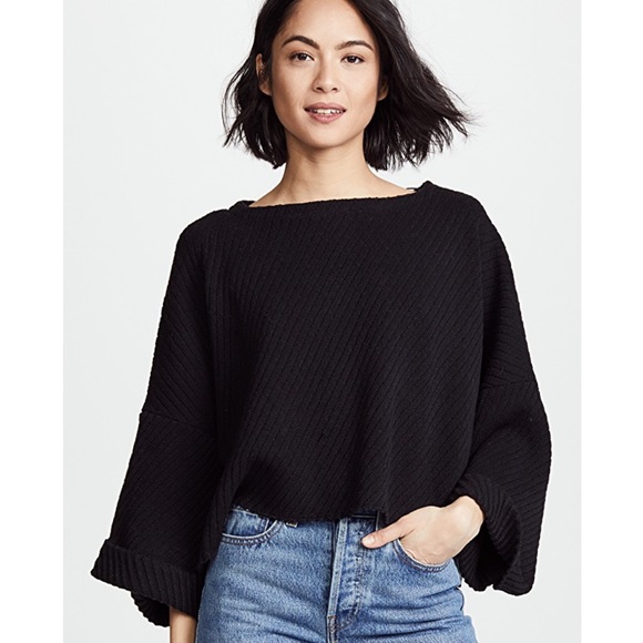 Free People Sweaters - 🎉HP🎉 Free People I Can’t Wait Cropped Sweater